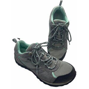 Columbia Access Point II Waterproof Women's Trail Shoe YL5379-036 US10 Gray Teal
